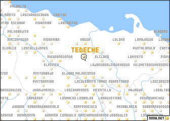 map of Tedeche