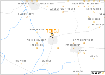 map of Tedej