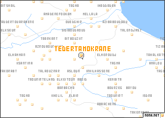 map of Tedert Amokrane