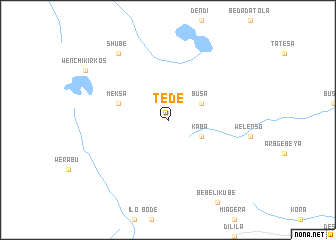 map of Tʼedē