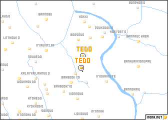 map of Tedo