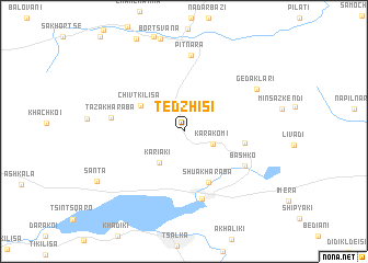 map of Tedzhisi