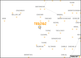 map of Tedzidz