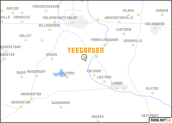 map of Teegarden