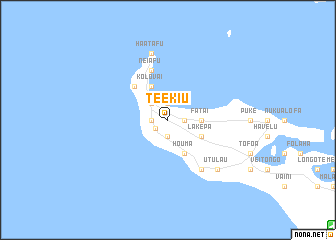 map of Te`ekiu