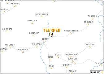 map of Teekpen