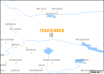 map of Teerivaara