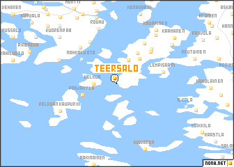 map of Teersalo