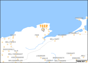 map of Teer