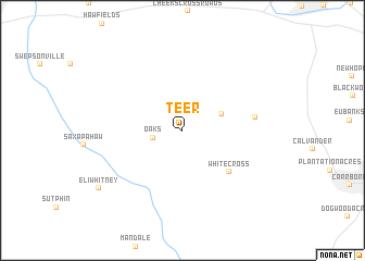 map of Teer