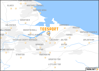 map of Teesport