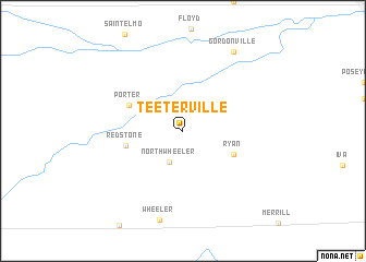 map of Teeterville