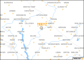 map of Teetz