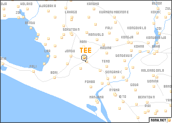 map of Tee