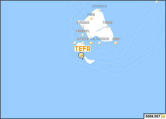 map of Tefa