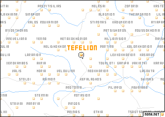 map of Tefélion