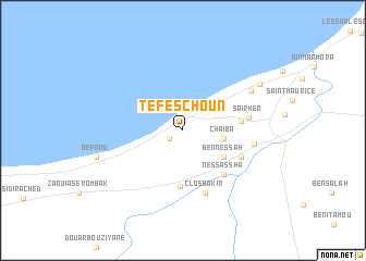 map of Tefeschoun