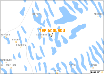 map of Téfidrousou