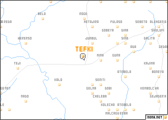 map of Tefkī