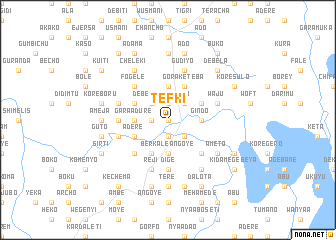 map of Tefkī