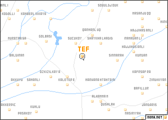 map of Tef