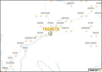 map of Tegaete