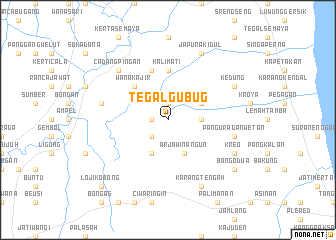 map of Tegalgubug