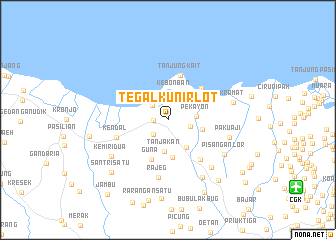 map of Tegalkunir Lot