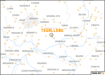 map of Tegallebu