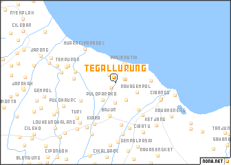 map of Tegallurung