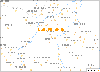 map of Tegalpanjang