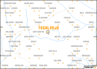 map of Tegalrejo