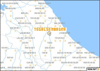 map of Tegalsembadra