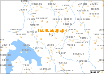 map of Tegalseureuh