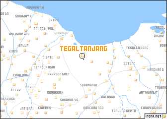 map of Tegaltanjang