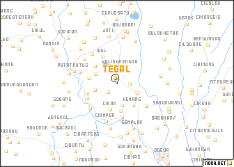 map of Tegal