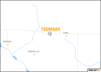 map of Tegarden