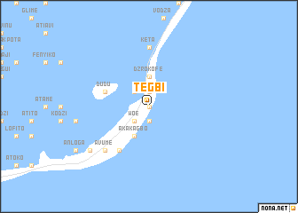 map of Tegbi