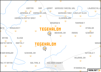 map of Tegehalom