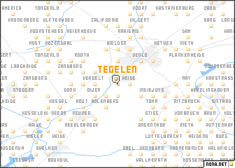 map of Tegelen