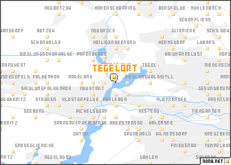 map of Tegelort