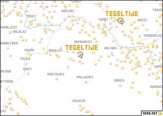 map of Tegeltije