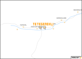 map of Tegenekli
