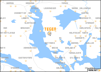 map of Tegen