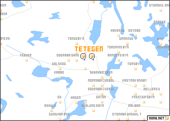 map of Tegen