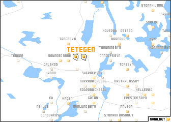 map of Tegen