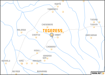 map of Tegeress