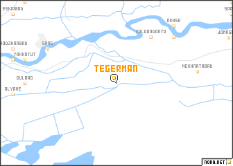 map of Tegerman