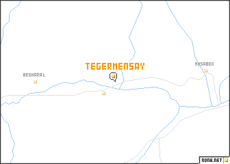 map of Tegermensay