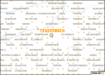 map of Tegernbach